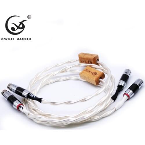 XSSH Audio YIVO High Quality 3 pins Female XLR to Male XLR Balanced Line Cable XLR cables Audio Wire