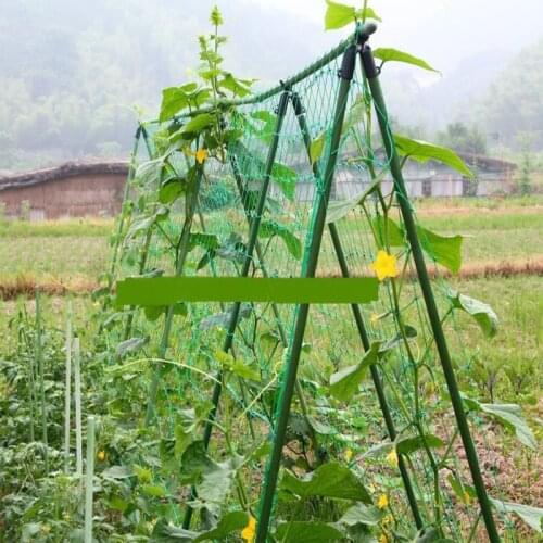 Garden Green Nylon Trellis Netting Mesh 10x10cm Support Climbing Bean Plant Nets Grow Fence Climbing Net Thickened Line