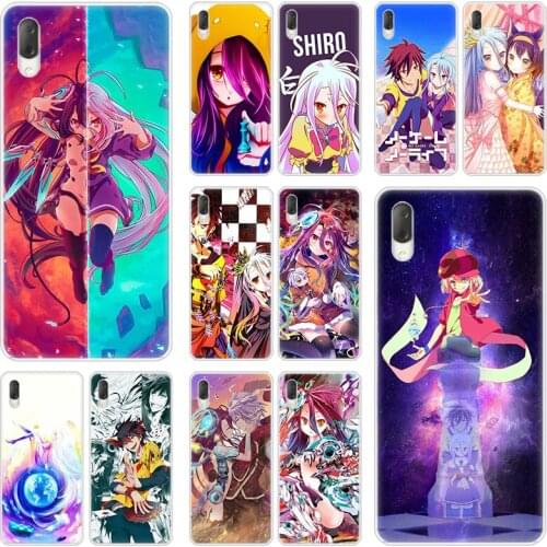 Hot Game NO life Anime Hard Case For Sony Xperia L1 L2 L3 X XA XA1 XA2 XA3 Ultra 10 Plus E5 XZ XZ1 XZ2 Compact XZ3 XZ5 20 Cover