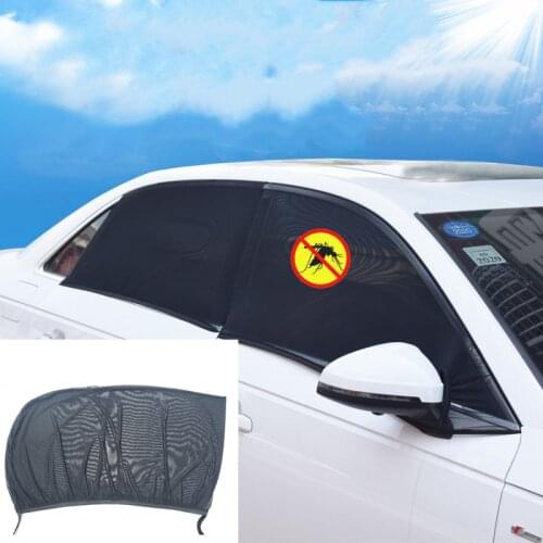 2pcs Car Styling Accessories Sun Shade Auto UV Protect Curtain Side Window Sunshade Mesh Sun Visor Protection Window Films