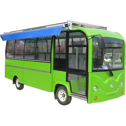 4.5m long mobile electric street snack food cart food trailer for sale