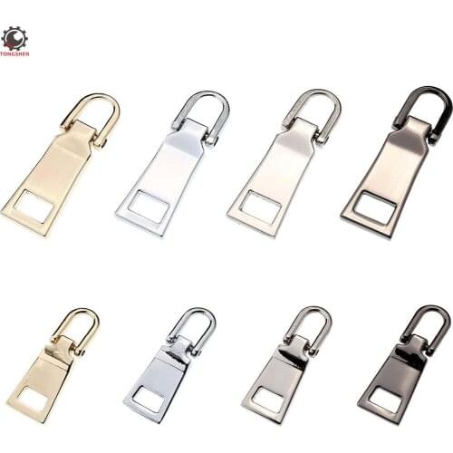 4 Colors Zipper Pull Tabs Zip Fixer Replacements for Clothes Bags DIY Crafts Zipper Replacement Zipper Repair Kit Zipper Puller