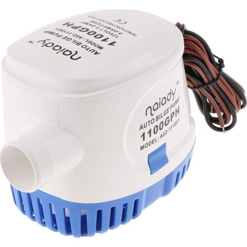 1100GPH Marine Boat Auto Automatic Submersible Bilge Water Pump 12V DC