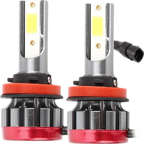 Car LED fog lights Car Accessories Pair Fog Lamp Bulbs Headlight LED 3000LM 30W EV19 /H11 Lime Lighting IP68 Waterproof Car