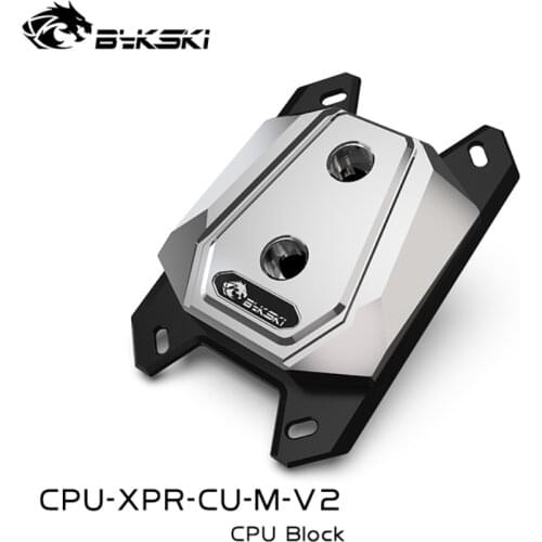 Bykski CPU Water Block Full Metal For Ryzen7/5/3 AM4/3+/3/2+/2 FM2+/FM2/FM1 All Copper Aluminum Brass CPU Cooler CPU-XPR-CU-M-V2