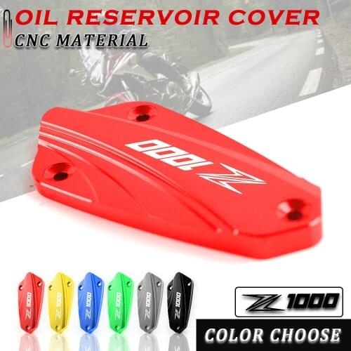 For KAWASAKI Z1000 NINJA 1000 Z 1000 2010-2021 CNC Motorcycle Master Cylinder Front Brake Fluid Reservoir Cover Cap
