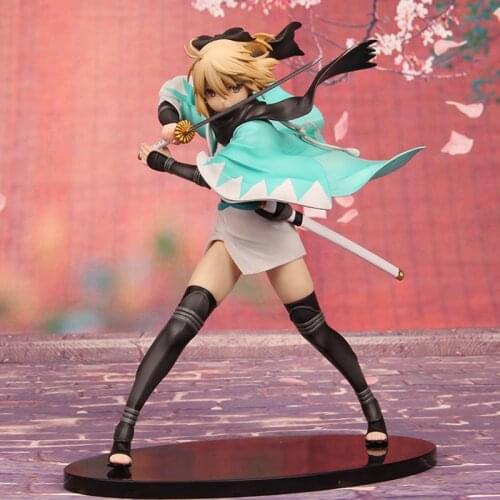 Action Figure Fate Grand Order/FGO Okita Souji (Sakura Saber) Casual Samurai Classic Anime Collection Figure Toy