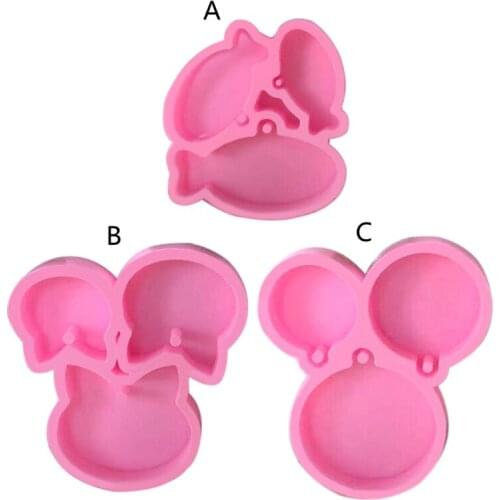Pet Key Brand Keychain Mould Crystal Epoxy Creative Silicone Mould Love Gift
