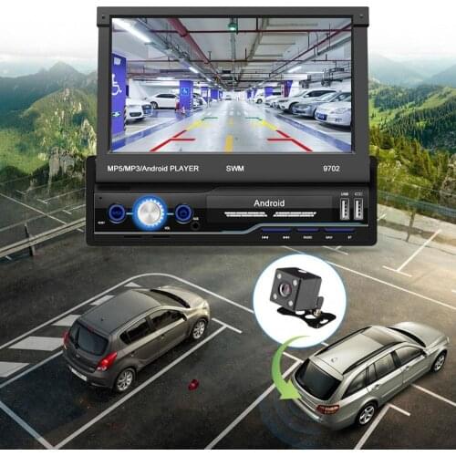 50% Hot Sell 7 Inch Car Retractable Screen GPS FM Stereo WiFi Bluetooth MP5 Player Accessory