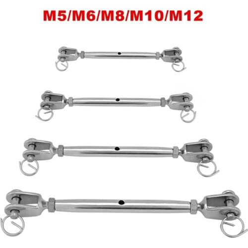 M5/M6/M8/M10/M12 Stainless Steel 304 Turnbuckle Rigging Screw Closed Body Jaw Turnbuckle For Boat Yacht Tool