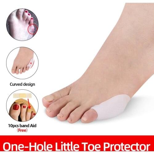 Little Toe Anti-wear Silicone Pads For Thumb Valgus Anti-Grinding Protector Bunion Feet Care Tool