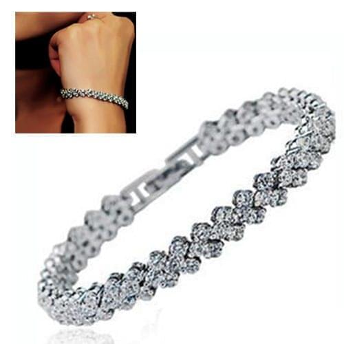 2021 NEW Luxury Vintage Bracelet Crystal from Swarovskis For Women Charm Silver Bracelets Bridal Wedding Fine Jewelry Gift