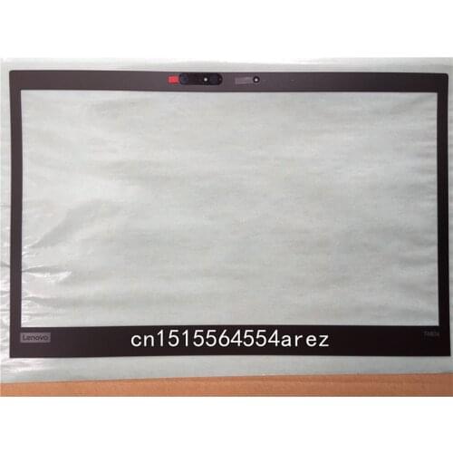 New Original laptop Lenovo Thinkpad T480S LCD Bezel Cover case/The LCD screen frame Sticker 01YN984 with IR hole