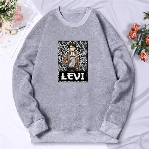 New Style Attack on Titan Sweatshirt Men Cute Japanese Manga Autumn Winter Camisetas Cartoon Graphic Long Sleeve Clothes Male