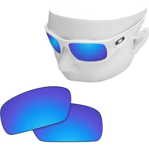 OOWLIT Polarized Replacement Lenses of Blue Mirror for-Oakley Crankshaft OO9239 Sunglasses