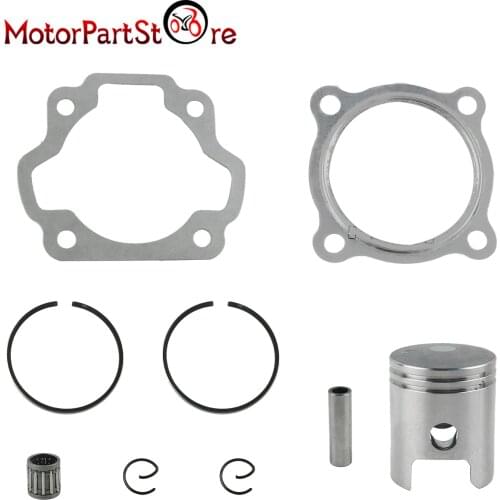 Motorcycle 47mm Piston Ring Kit Gasket Pin Circlips Wrist Pin Bearing Set For YAMAHA PW80 PW 80 PEEWEE PIWI 80 Dirt Bike
