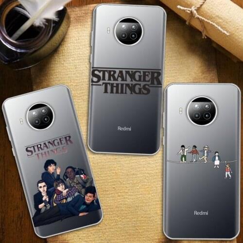 Stranger Things Phone Case Transparent Clear for Xiaomi Redmi note 10 t 8 9 pro lite 11
