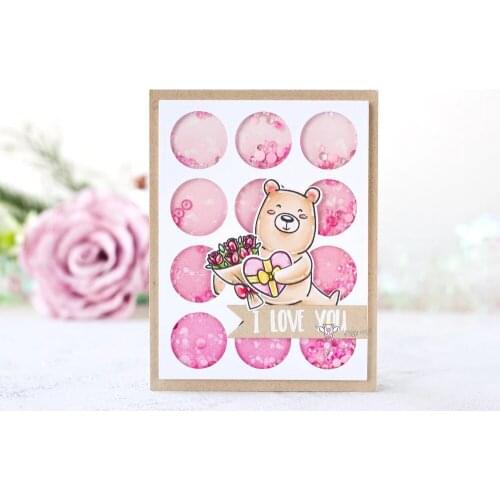 Mmao Crafts Metal Steel Cutting Dies New Circle hole frame Stencil For DIY Scrapbooking Paper/photo Cards Embossing Dies