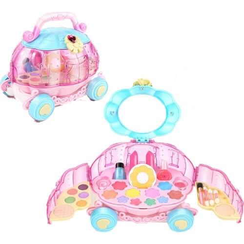 Pretend Play Girls Kit Safe Non-toxic Toys Makeup Set Preschool Kids Beauty Safety Toy For Children Girl Makeup