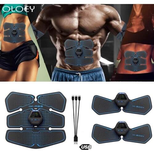 Workout Abdominal Belt Electrostimulation ABS Muscle Stimulator Hip Muscular Trainer Toner Home Gym Fitness Equipment Women Men