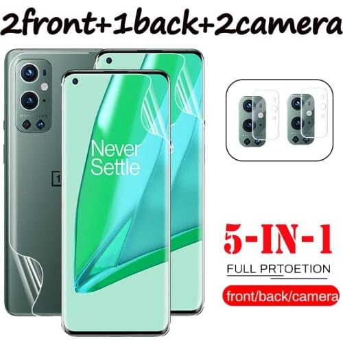 Lamina, on oneplus 9 pro 3~9pcs back&front soft glass hidrogel oneplus 8t pro nord 2 oneplus9 9pro one plus 9 pro hydrogel film