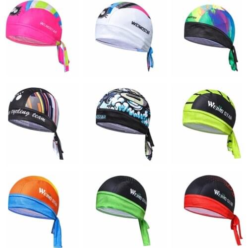 Weimostar Cycling Cap Bike Bicycle Hat Headband Running Bandana Headband Pirate Beanie Headwear Scarf One-Size