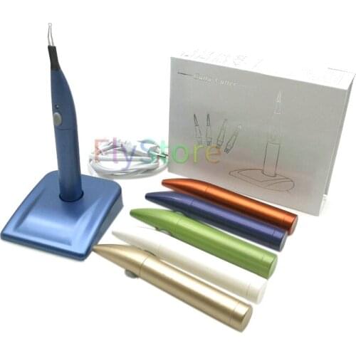 High Quality 4Tips with Dental Gutta Percha Tooth gum Cutter Endo Gutta Cutter gutta percha dissolved breaker cutter for 5colors