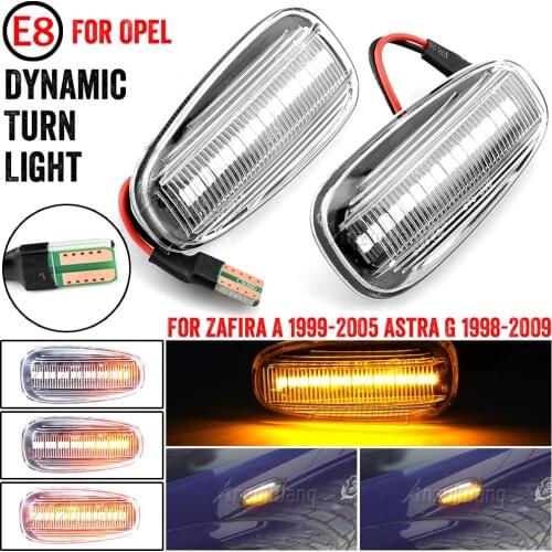 2pcs Dynamic Led Side Marker Turn Signal Light Sequential Blinker Lamp For Opel Zafira A 1999 2000 2001 2002 2003 2004 2005