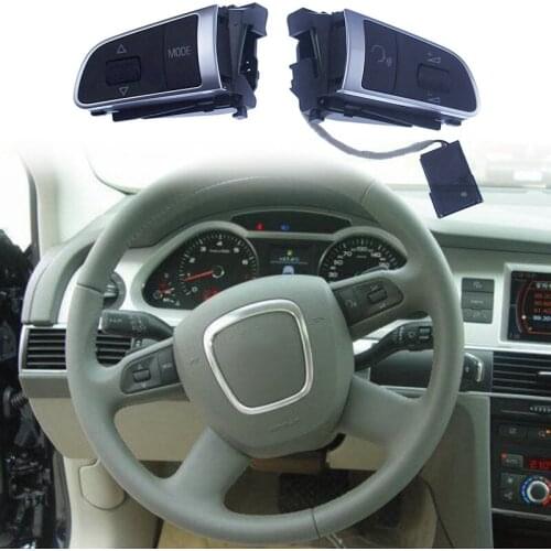 Car 4-Spoke Multifunctional Steering Wheel Button Switch For- A6 C6 A4 B8 Q5 A3 A5 A8 Q7 4E0 951 527 4E0 951 527 AJ