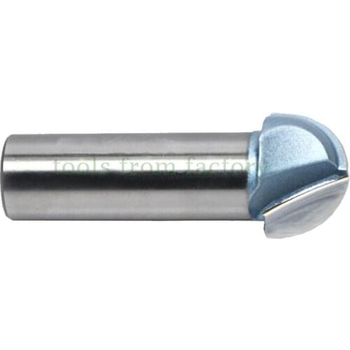 1pc 1/2*3/4 Woodworking cutter CNC engraving tools round bottom cutter opened circular arc,slotted cutter 1/2 shank