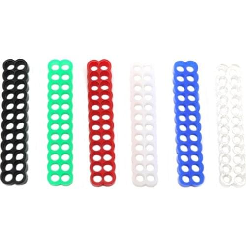 Angitu Hot Selling Round 24pin Acrylic Cable Combs 2pcs+1pc free