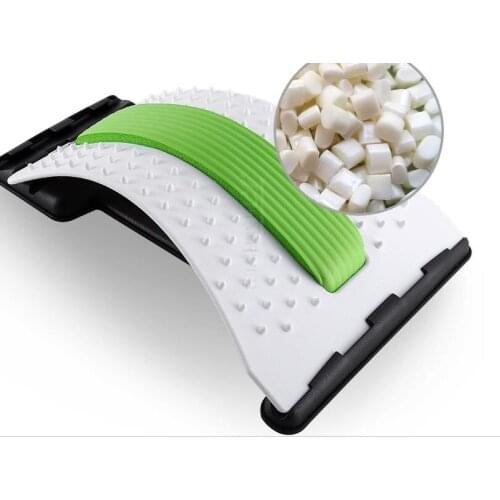 Back Massage Stretcher Lumbar Spine Support Massage Mate Relaxation Fitness Stretch Tool Pain Relieve 3 Color Fitness Equipment