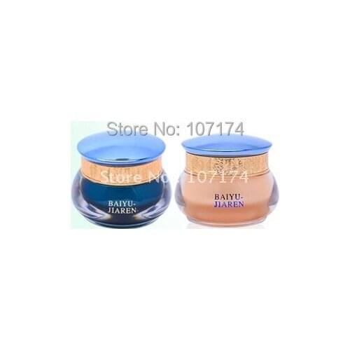 100% Original (3 sets/ lot) BaiYuJiaRen 2th generation Day Cream And Night Cream Set