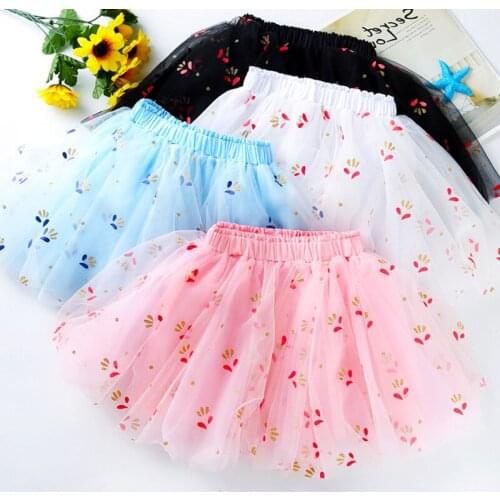 New girls fashionable western style childrens summer skirts baby princess skirt