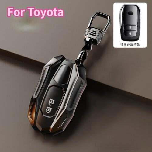 New Tpu Car Key Case for Toyota for Chr Rav4 Auris Avensis Prius Aygo Camry Corolla Land Cruiser 200 Prado Crown Car Key Fob