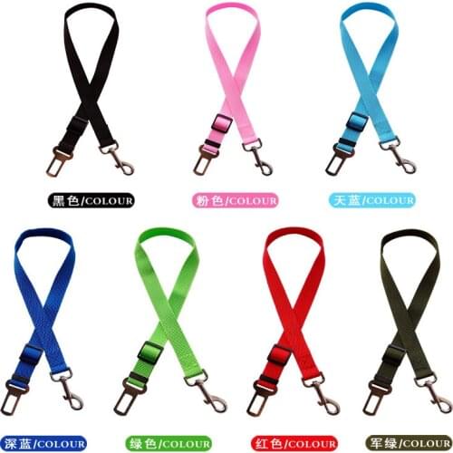 Solid dog leash collars accessories Quick Release pet products Breakaway Small Medium Travel Clip French Bulldog Goods Animals
