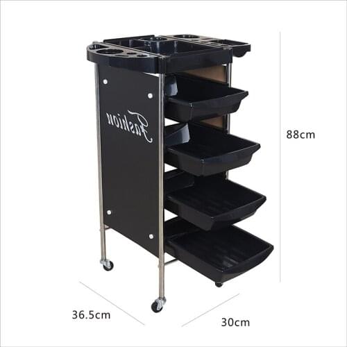 Hairdressing cart, barber shop, five layers of ironing and dyeing cart, hairdressing cart and tool cabinet