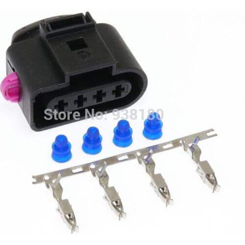 10Kits 1J0973724 4Way Automotive Waterproof Electrical Connector Repair Kit Case 1J0 973 724 for audi audi VW Passat Jetta