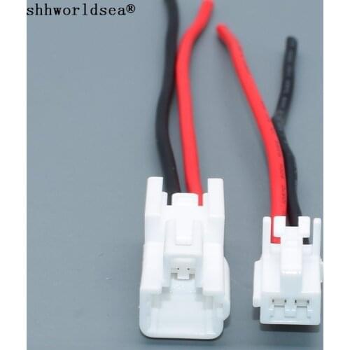 Shhworldsea 2pin 2.2mm Auto Wire Harness Male Female Connector MG641029 6249-1251 7283-1026 For Anti-theft Device
