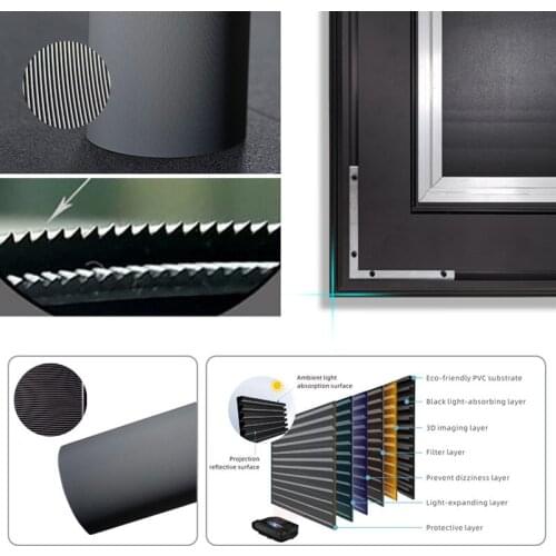 F7WSP 135" 16:10 Widenscreen Ceiling light diffusion ALR fixed frame screen for ultra-short-throw projectors