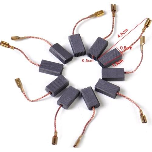 LETAOSK New 10pcs Carbon Brushes Replacement fit for BOSCH GWS 580 GWS 850 C GWS 8-125 GWS 9-150CS GWS6-100 D11