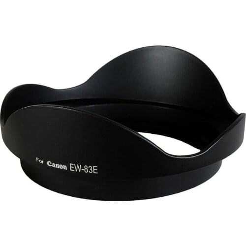 Replacement Digital Lens Hood EW-83E for Canon 16-35mm, 20-35mm, 17-35mm, 17-40mm and 10-22mm Lenses