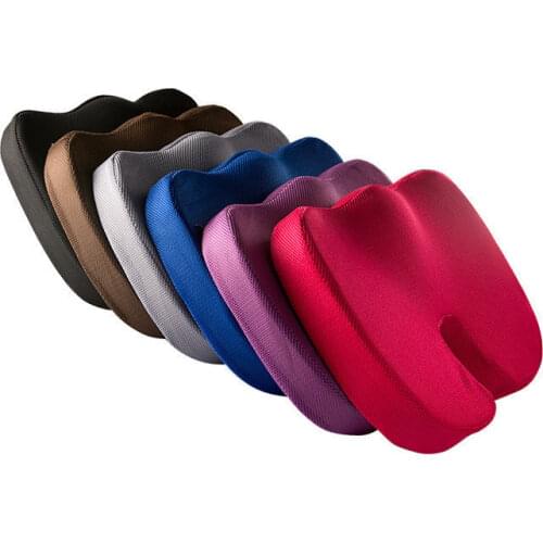 Car U-Shape Seat Cushion gel new Travel Breathable Seat Cushion Coccyx Orthopedic Memory Foam U Seat Massage Chair Cushion Pad