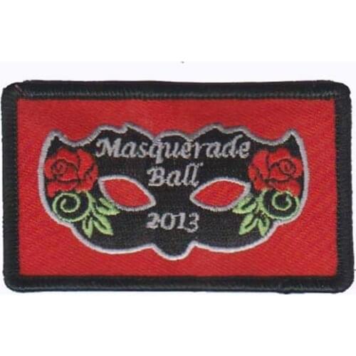 Embroidered badges, made of Twill, available in various designs, with 50pcs MOQ, 100pcs/lot, free shipping