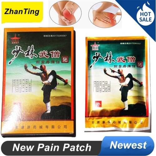 ZhanTing High Quality ShaoLin Pain Relief Patch Herbal Patches Medical Reliefing Pain Plaster Muscular Joint Pain Relief Patch
