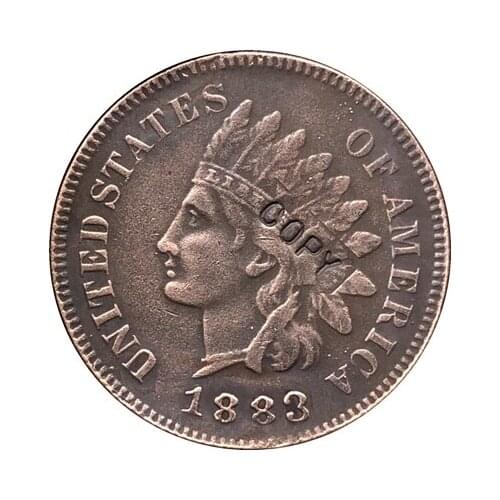 1883 Indian head cents coin copy