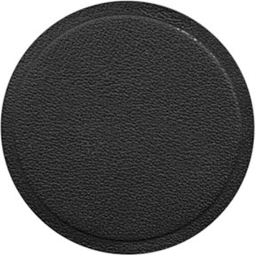 2020 New Black Universal Wear Resistant PU Leather Car Phone Holder Magnetic Disk Metal Plate Stand Tablets Back Sticker