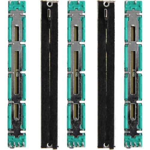 5 Pcs 75 MM Double B10K Original B10KX2 Behringer Pot Mixer Fader #Aug.26