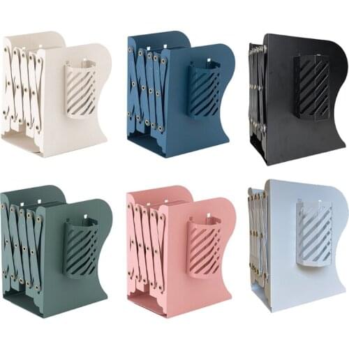 Adjustable Bookend Set Bookends for Heavy Books Non-Slip Metal Bookends Decorative Bookends Book Holder for Offices Home