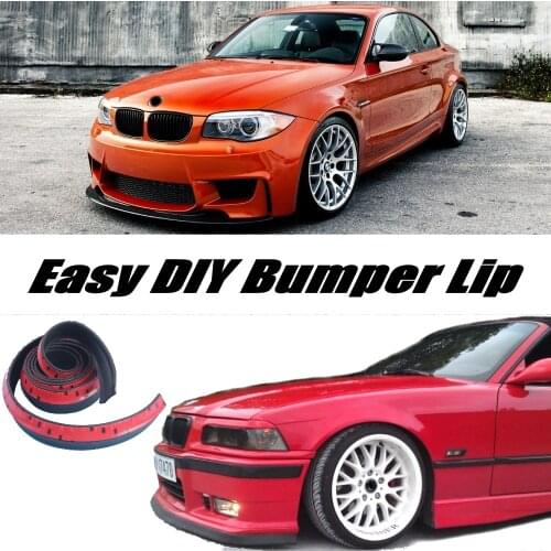 Bumper Lip Deflector For BMW 1 M1 E81 E82 E87 E88 F20 F21 / Front Skirt Spoiler For Car Tuning / TOPGEAR Recommend Body Kit